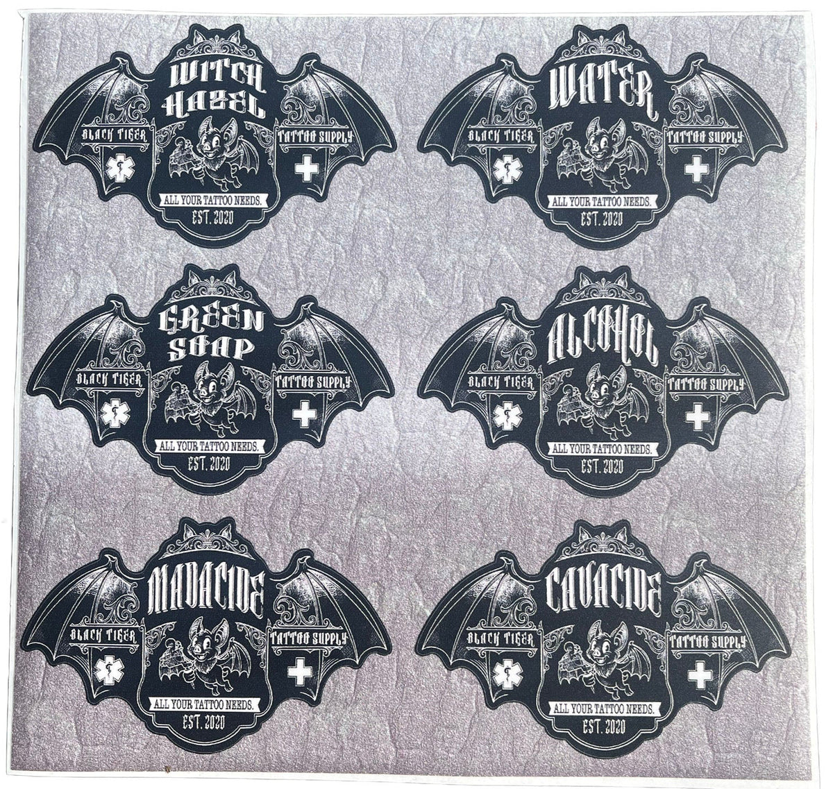 Artist Series Die-Cut Workstation Bottle Label Sheets