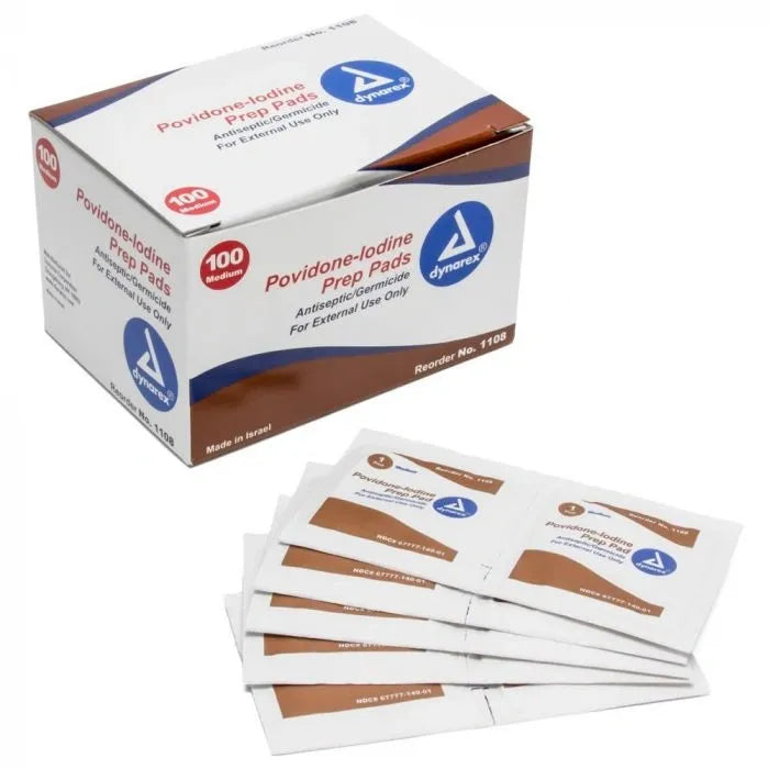 Povidone Iodine Prep Pads