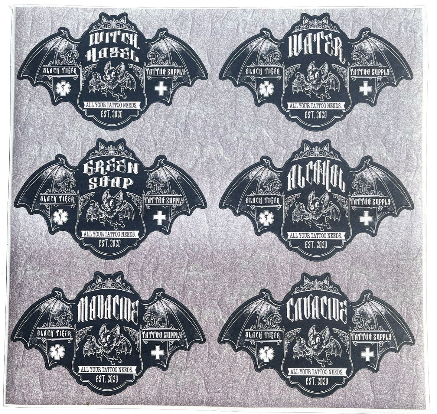 Artist Series Die-Cut Workstation Bottle Label Sheets