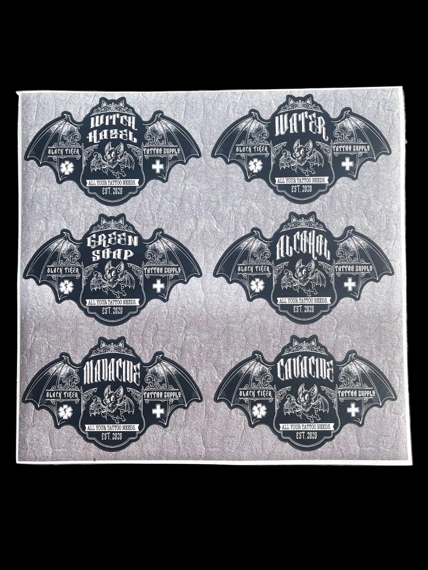 Artist Series Die-Cut Workstation Bottle Label Sheets