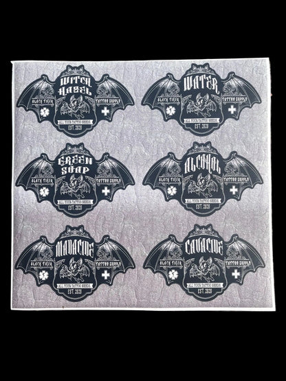 Artist Series Die-Cut Workstation Bottle Label Sheets