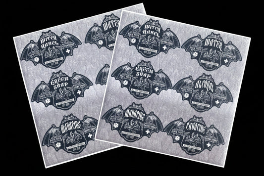 Artist Series Die-Cut Workstation Bottle Label Sheets