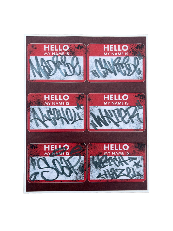 Artist Series Die-Cut Workstation Bottle Label Sheets