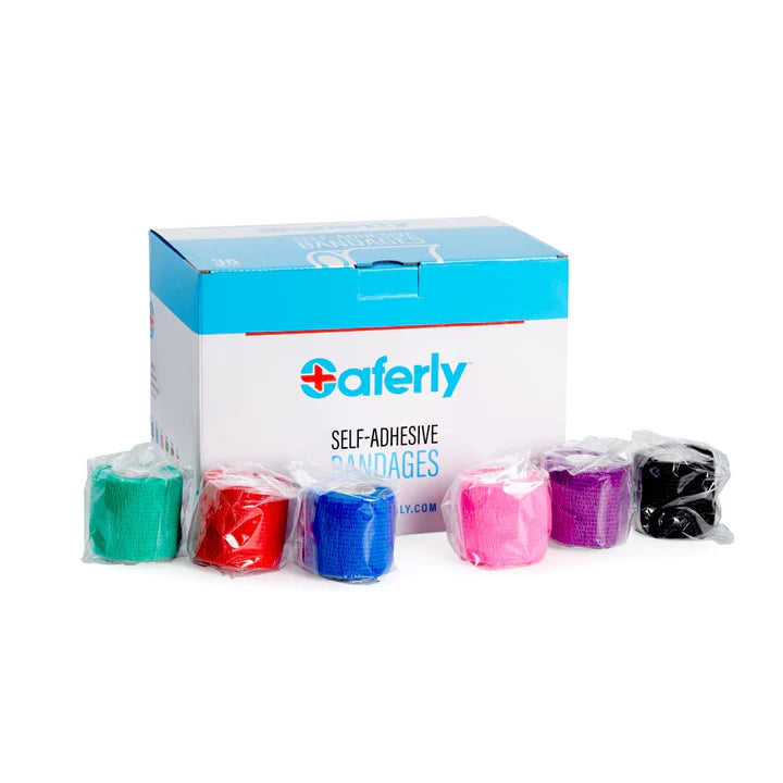 2” Medical Cohesive Wrap - Assorted Colors - Case of 36