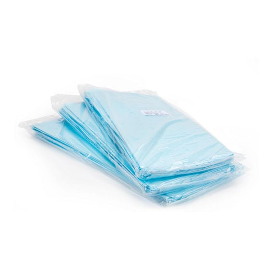 Blue Drape Cloth Sheets — 40" x 60" — Bag of 10
